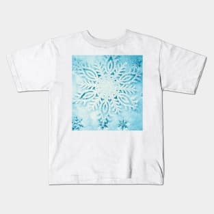 Glittery Snowflake No. 2 Kids T-Shirt